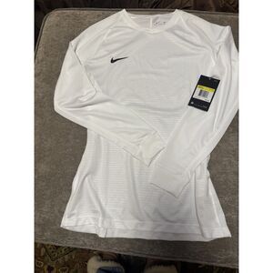 Nike Women's Long Sleeve Athletic Shirt White SMALL NWT